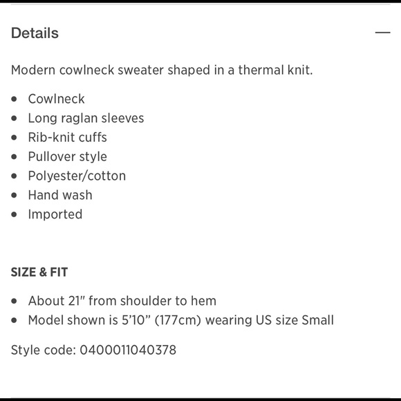 Free People Wildcat Cowlneck Thermal In Rose - Picture 8 of 8